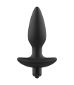 ADDICTED TOYS - MASAJEADOR PLUG ANAL CON VIBRACIÓN NEGRO