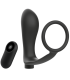 ADDICTED TOYS - ANILLA PENE CON PLUG ANAL CONTROL REMOTO NEGRO RECARGABLE
