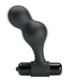 MR PLAY - PLUG ANAL VIBRADOR DE SILICONA NEGRO