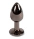 SECRETPLAY - GUNMETAL BUTT PLUG TALLA S 7 CM