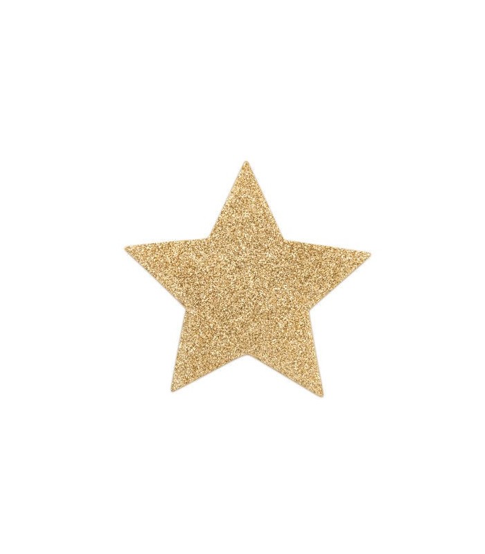 BIJOUX - INDISCRETS PEZONERAS FLASH ESTRELLA DORADA