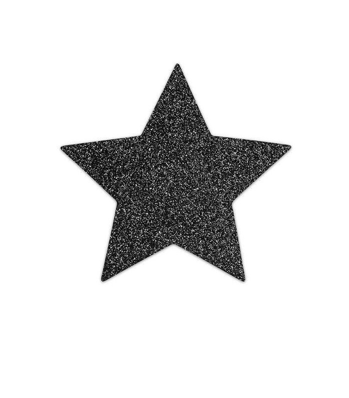 BIJOUX - INDISCRETS PEZONERAS FLASH ESTRELLA NEGRO