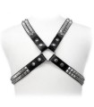 LEATHER BODY - PYRAMID STUD HARNESS