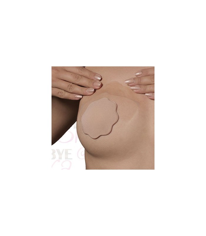 BYE-BRA - REALZADOR PECHOS + CUBREPEZONES DE SEDA COPA D/F