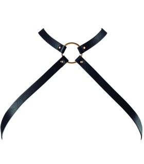 BIJOUX - INDISCRETS MAZE ARNÉS CRUZADO EN PECHO NEGRO