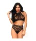 LEG AVENUE - SET 2 PIEZAS TOP Y PANTIES S/M