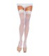 LEG AVENUE - OUTLET - MEDIAS DE NYLON CON ENCAJE SUPERIOR PLUS
