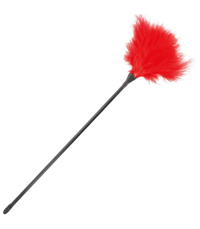 DARKNESS - PLUMA ESTIMULADORA ROJO 42CM