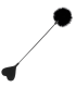 DARKNESS - FUSTA CON PLUMA LOVE NEGRO 40 CM