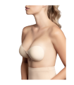 BYE-BRA - SUJETADOR INVISIBLE BEIGE COPA A
