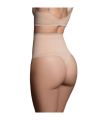 BYE-BRA - FAJA SIN COSTURAS ESTILO TANGA BEIGE TALLA S