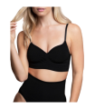 BYE-BRA - MEDIUM CONTROL SUJETADOR SIN COSTURAS NEGRO TALLA XXL