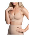 BYE-BRA - MEDIUM CONTROL SUJETADOR SIN COSTURAS BEIGE TALLA S