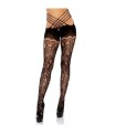 LEG AVENUE - WRAP AROUND CROTHLESS TIGHTS ONE SIZE