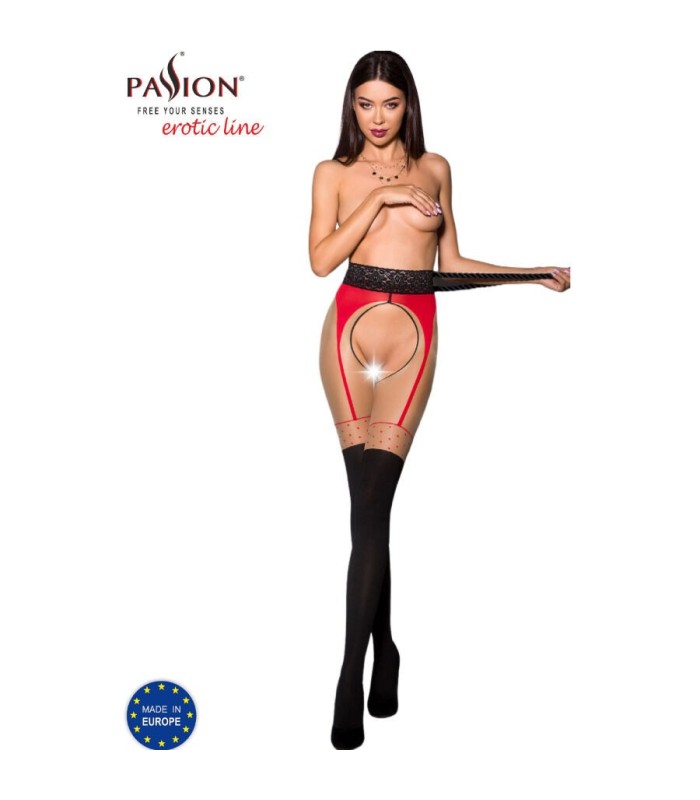 PASSION - TIOPEN 003 MEDIAS ROJO 3/4 20/40 DEN