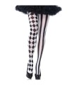 LEG AVENUE - MEDIAS ARLEQUIN NEGRO/BLANCO