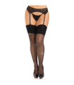 LEG AVENUE - MEDIAS SPANDEX CON DIAMANTES NEGRO