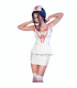 CHILIROSE - CR 4160 DISFRAZ ENFERMERA TOP & FALDA S/M