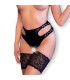 CHILIROSE - CR 4656 PANTIES CROTCHLESS NEGRO L/XL