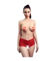 CHILIROSE - CR 4641 PANTIES CROTCHLESS ROJO L/XL