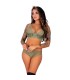 LIVCO CORSETTI FASHION - PINE LC 90667 SUJETADOR + PANTY KHAKI S/M