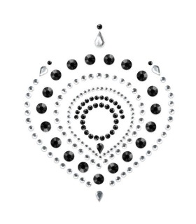 BIJOUX - INDISCRETS FLAMBOYANT NEGRO & PLATA