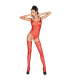 PASSION - WOMAN BS034 BODYSTOCKING ROJO TALLA UNICA