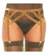 LEG AVENUE - LIGUERO LUREX DORADO TALLA UNICA