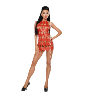 ME-SEDUCE - GWEN VESTIDO ESPALDA DESCUBIERTA ROJO L/XL