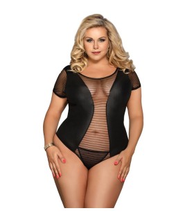 SUBBLIME - FETISH TEDDY MANGA CORTA TALLA GRANDE