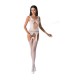 PASSION - WOMAN BS057 BODYSTOCKING BLANCO TALLA UNICA