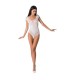 PASSION - WOMAN BS064 BODYSTOCKING BLANCO TALLA UNICA