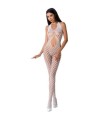 PASSION - WOMAN BS065 BODYSTOCKING BLANCO TALLA UNICA