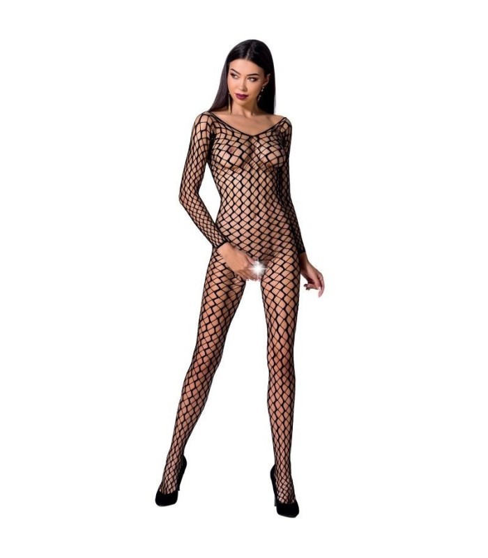 PASSION - WOMAN BS068 BODYSTOCKING NEGRO TALLA UNICA