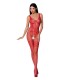 PASSION - WOMAN BS069 BODYSTOCKING ROJO TALLA UNICA