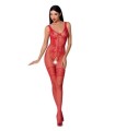 PASSION - WOMAN BS069 BODYSTOCKING ROJO TALLA UNICA