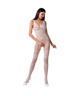 PASSION - WOMAN BS069 BODYSTOCKING BLANCO TALLA UNICA