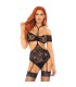 LEG AVENUE - SET DOS PIEZAS TOP & TEDDY M/L