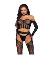 LEG AVENUE - SET TRES PIEZAS TALLA UNICA