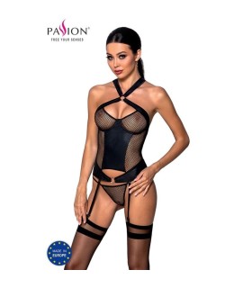 PASSION - AMANDA CORSET CUERO ECOLOGICO S/M
