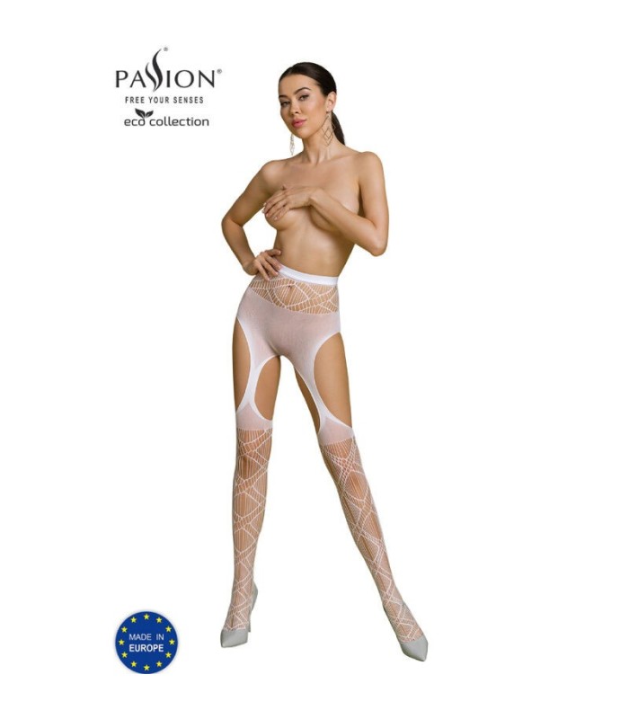 PASSION - ECO COLLECTION BODYSTOCKING ECO S005 BLANCO