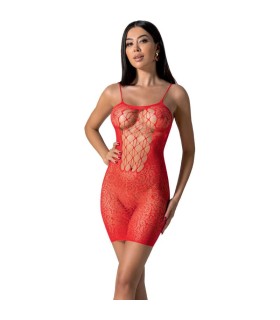 PASSION - BS096 BODYSTOCKING ROJO TALLA UNICA