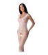 PASSION - BS098 BODYSTOCKING BLANCO TALLA UNICA