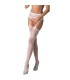 PASSION - S029 MEDIAS CON LIGUERO BLANCO TALLA UNICA