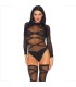 LEG AVENUE - SET 2 PIEZAS BODY + MEDIAS