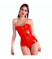CHILIROSE - CR 4491 CORSET ROJO S/M