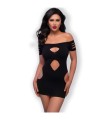 CHILIROSE - CR 4671 VESTIDO NEGRO S/M