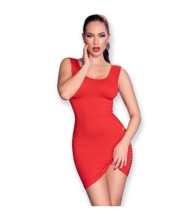 CHILIROSE - CR 4622 VESTIDO ROJO S/M