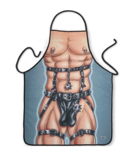DIABLO PICANTE - DELANTAL SADO MASCULINO