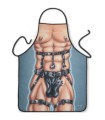 DIABLO PICANTE - DELANTAL SADO MASCULINO